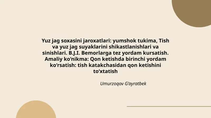Yuz jag soxasini jaroxatlari