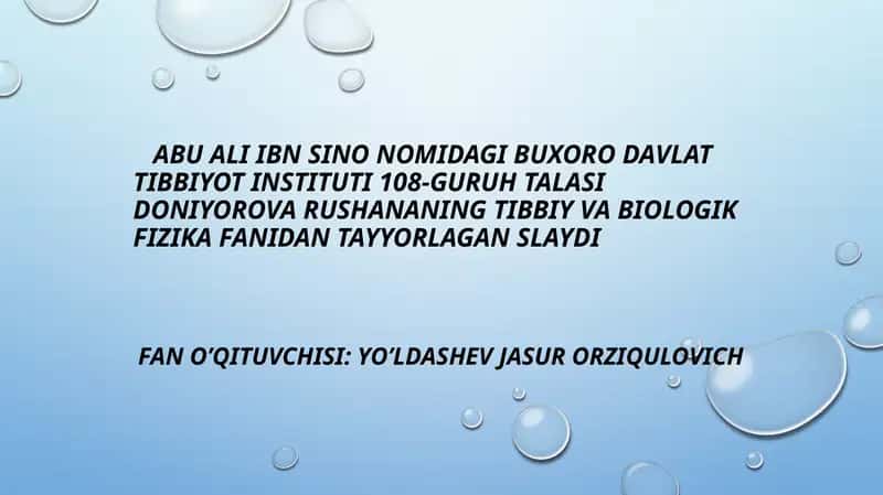 Fizika darsidagi xatoliklar