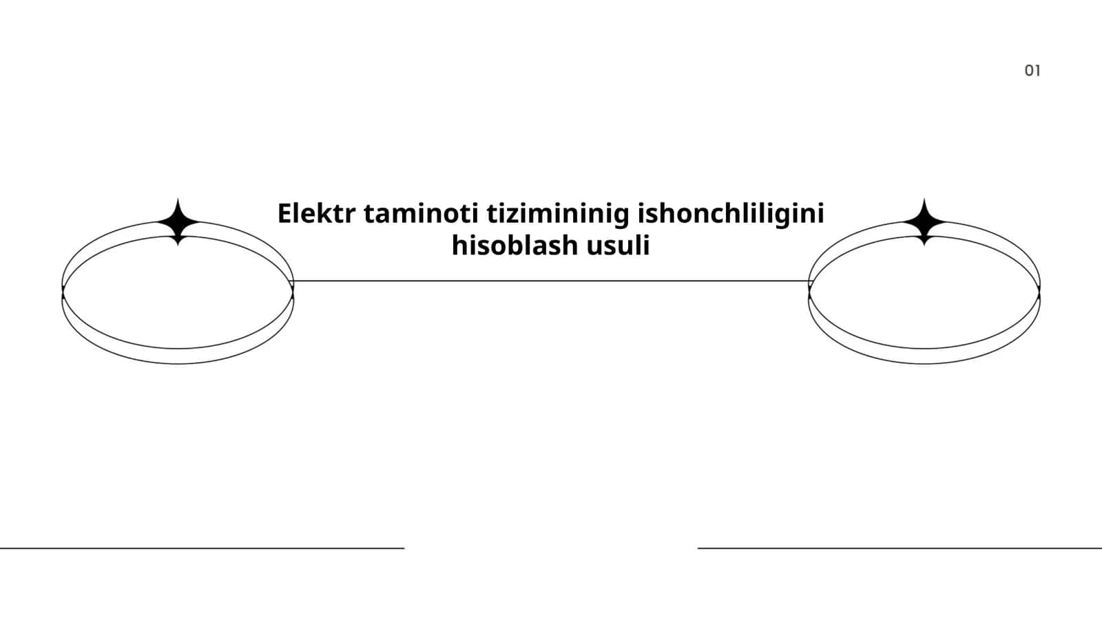 Elektr taminoti tizimininig ishonchliligini hisoblash usuli