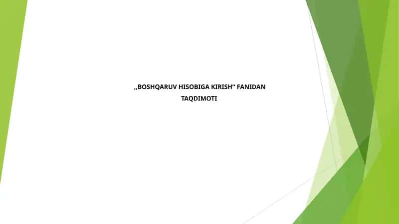 BYUDJETLASHTIRISH VA UNING KORXONA FAOLIYATINI REJALASHTIRISHDA TUTGAN O`RNI
