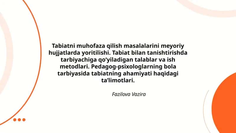 Tabiatni muhofaza qilish masalalari
