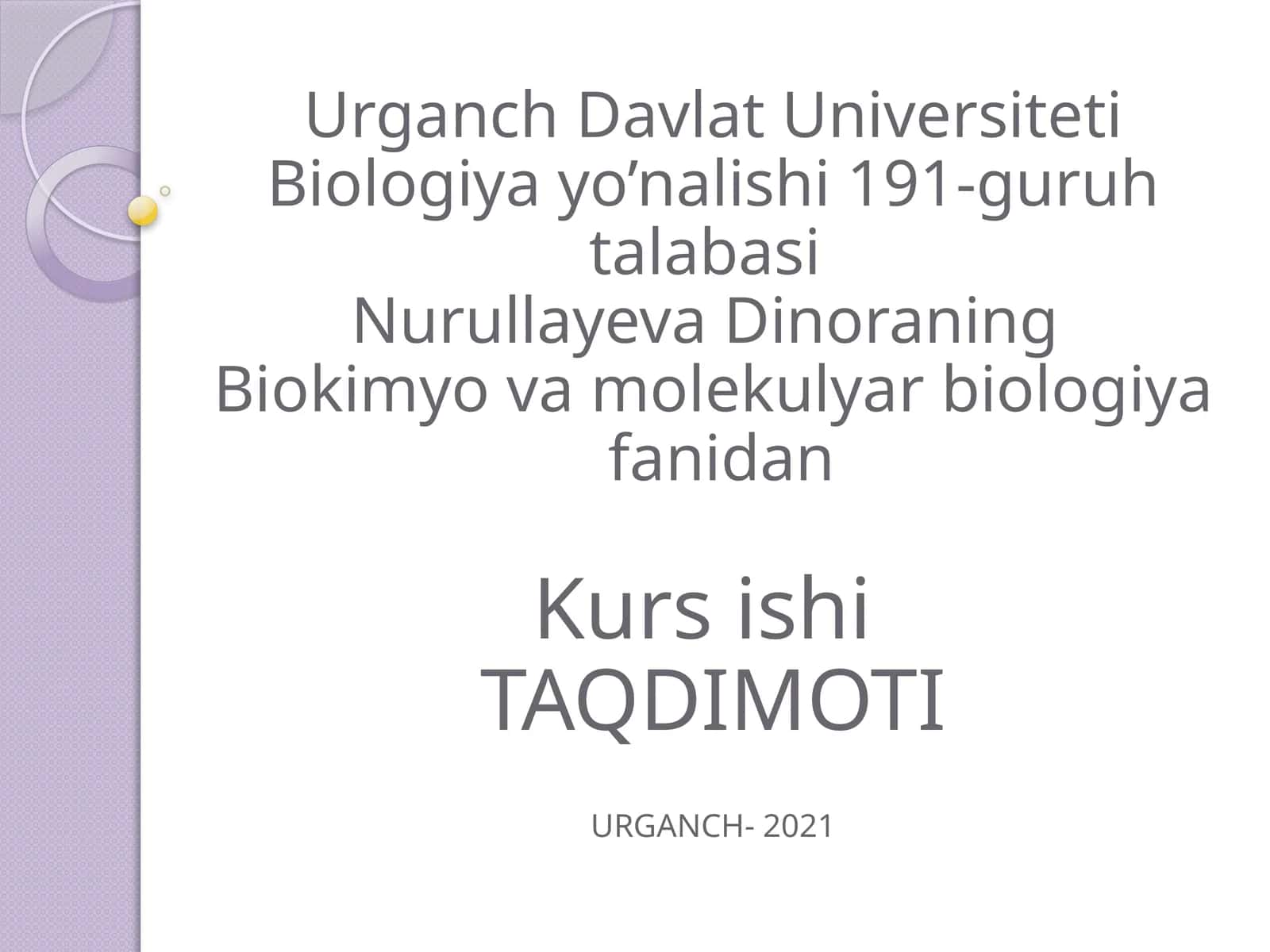 Mavzu: Organizm davitaminlar balansining buzilishi