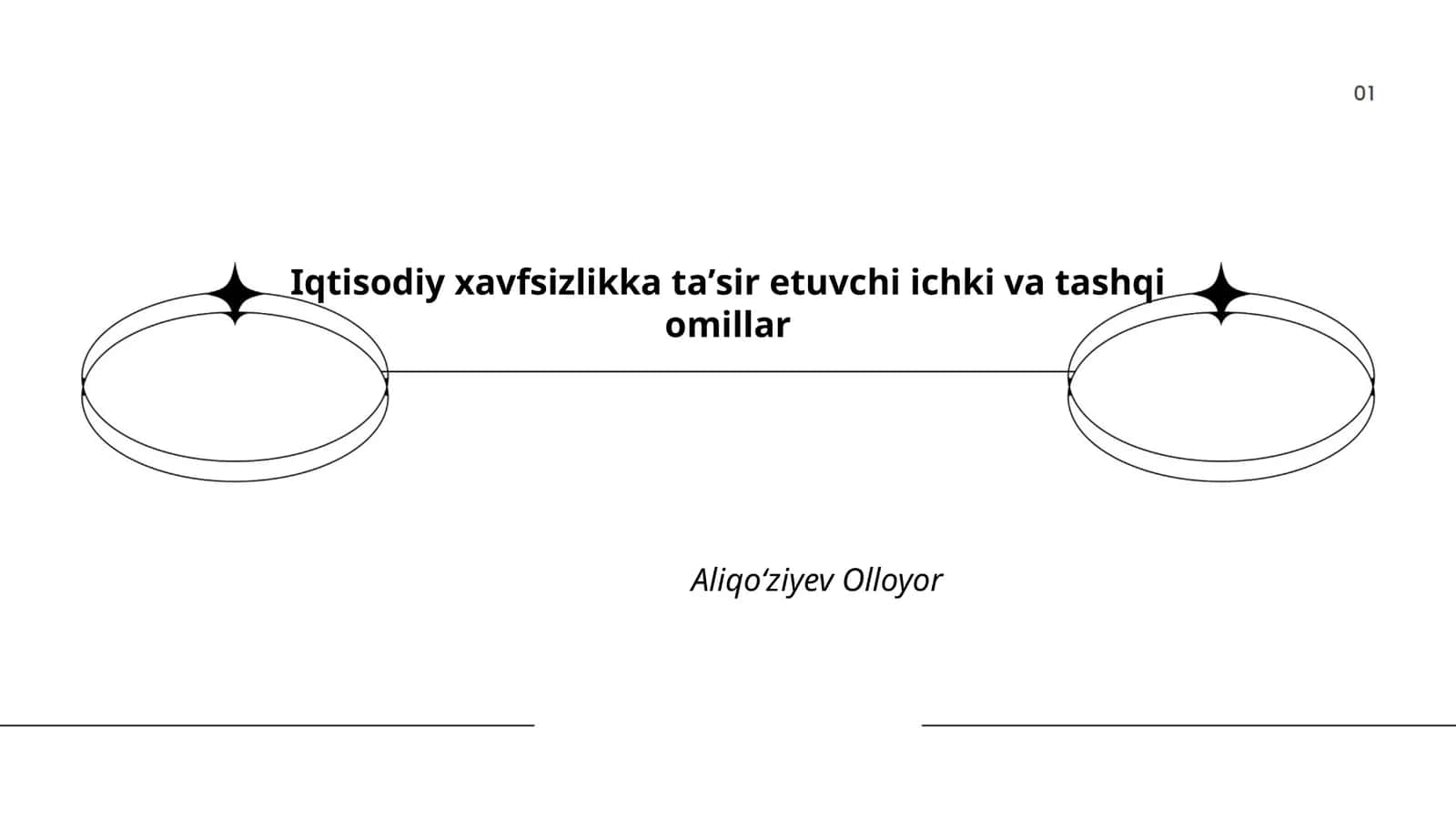 Iqtisodiy xavfsizlikka taʼsir etuvchi ichki va tashqi omillar