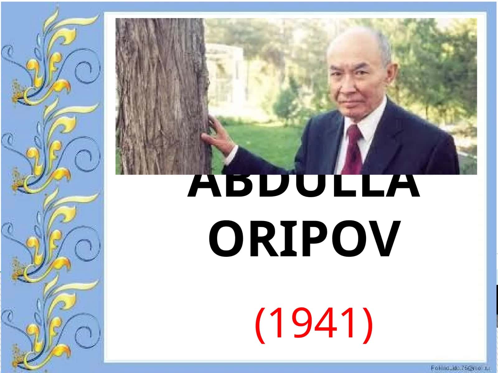 8-sinf Adabiyot fanidan Abdulla Oripov Sohibqiron dramasi dars taqdimoti