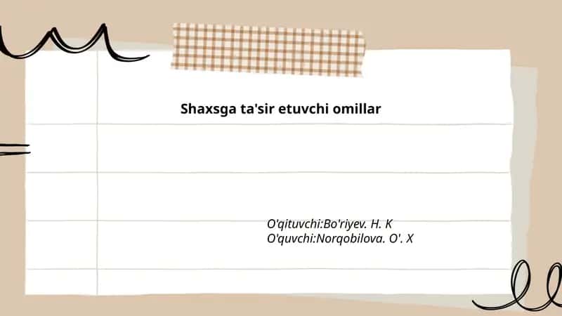 Biologik va genetik omillar