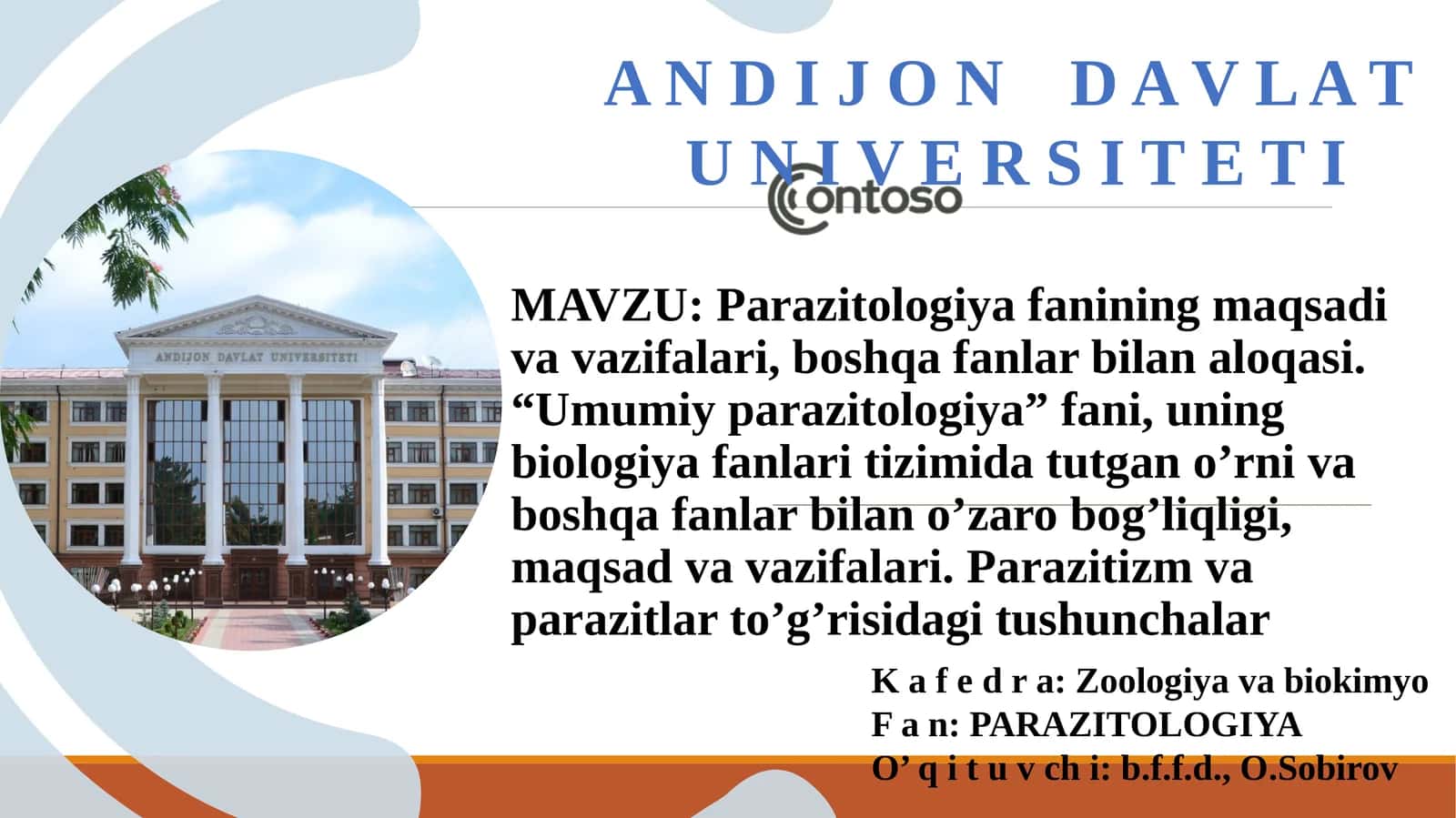 Parazitologiya fanining maqsadivavazifalari,boshqafanlarbilanaloqasi. “Umumiyparazitologiya”fani,uningbiologiyafanitizimidatutgano’rnivaboshqafanlarbilano’zarobog’liqligi,maqsadvavazifalari.Parazitizmvaparazitlarto’g’risidagitushunchalar