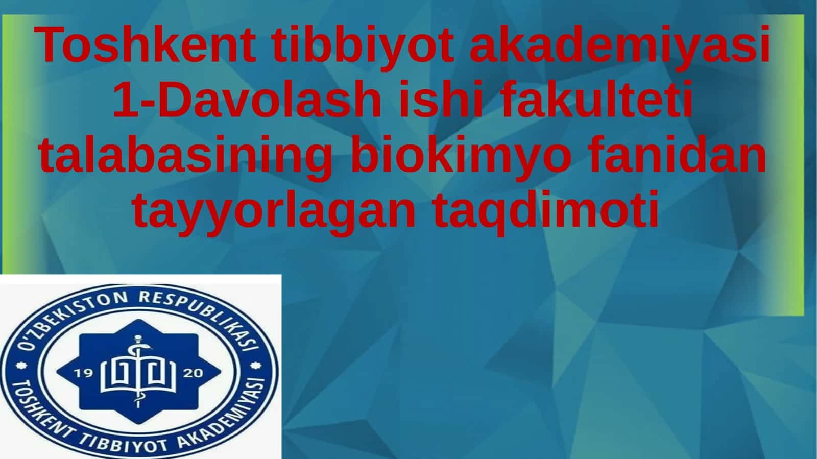 PCR tashxisi