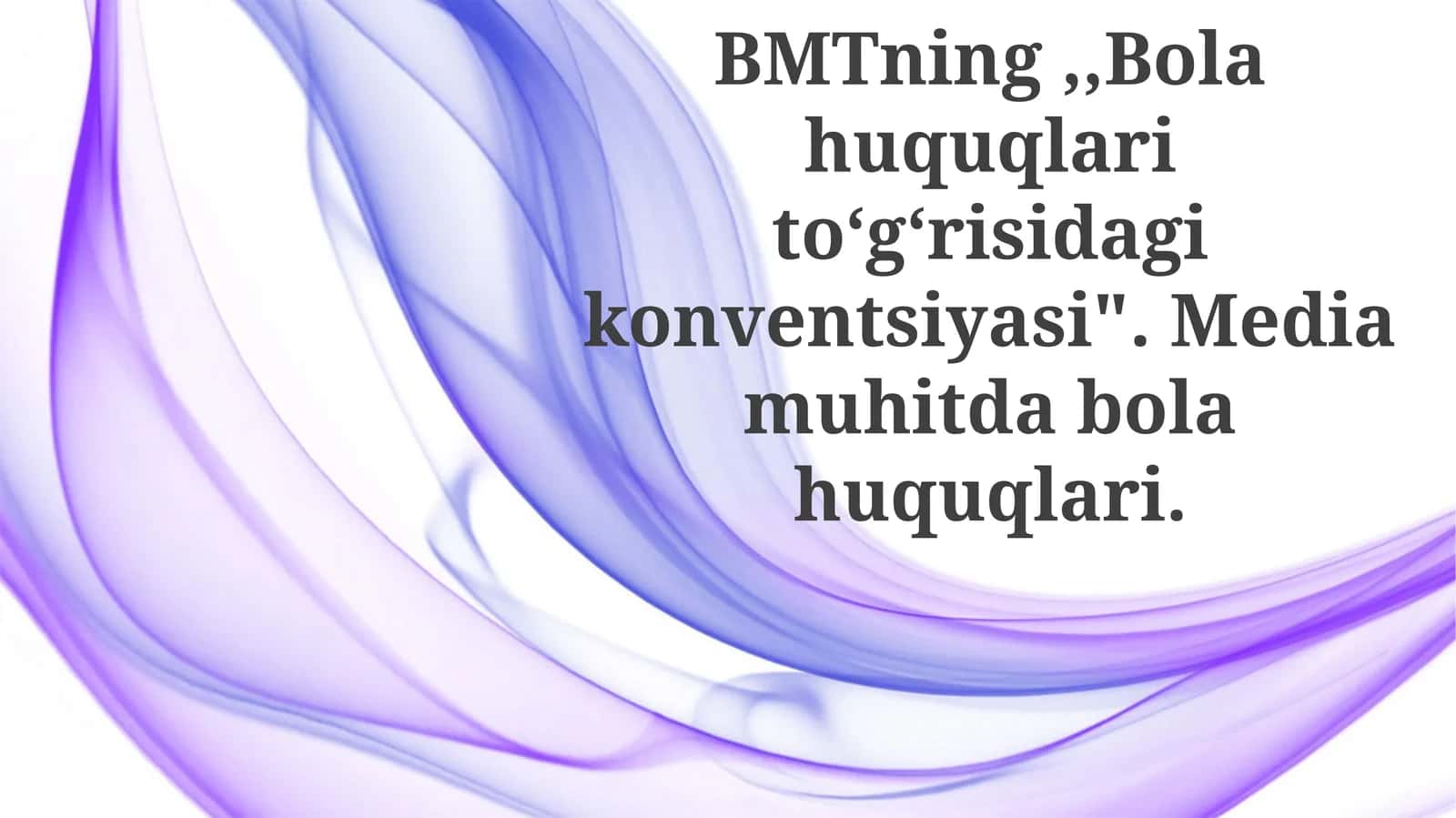 Bolalar huquqlarini himoya qilish