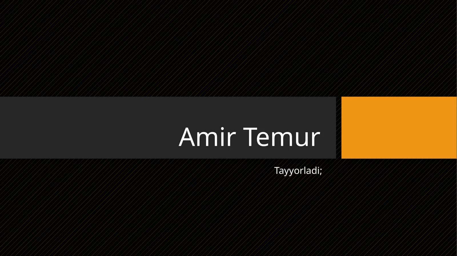 Amir Temur