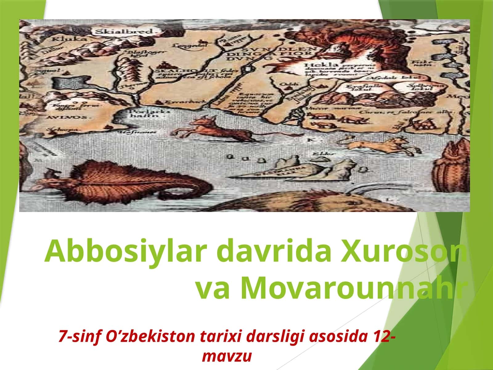 Abbosiylar davrida Xurosonva Movarounnahr