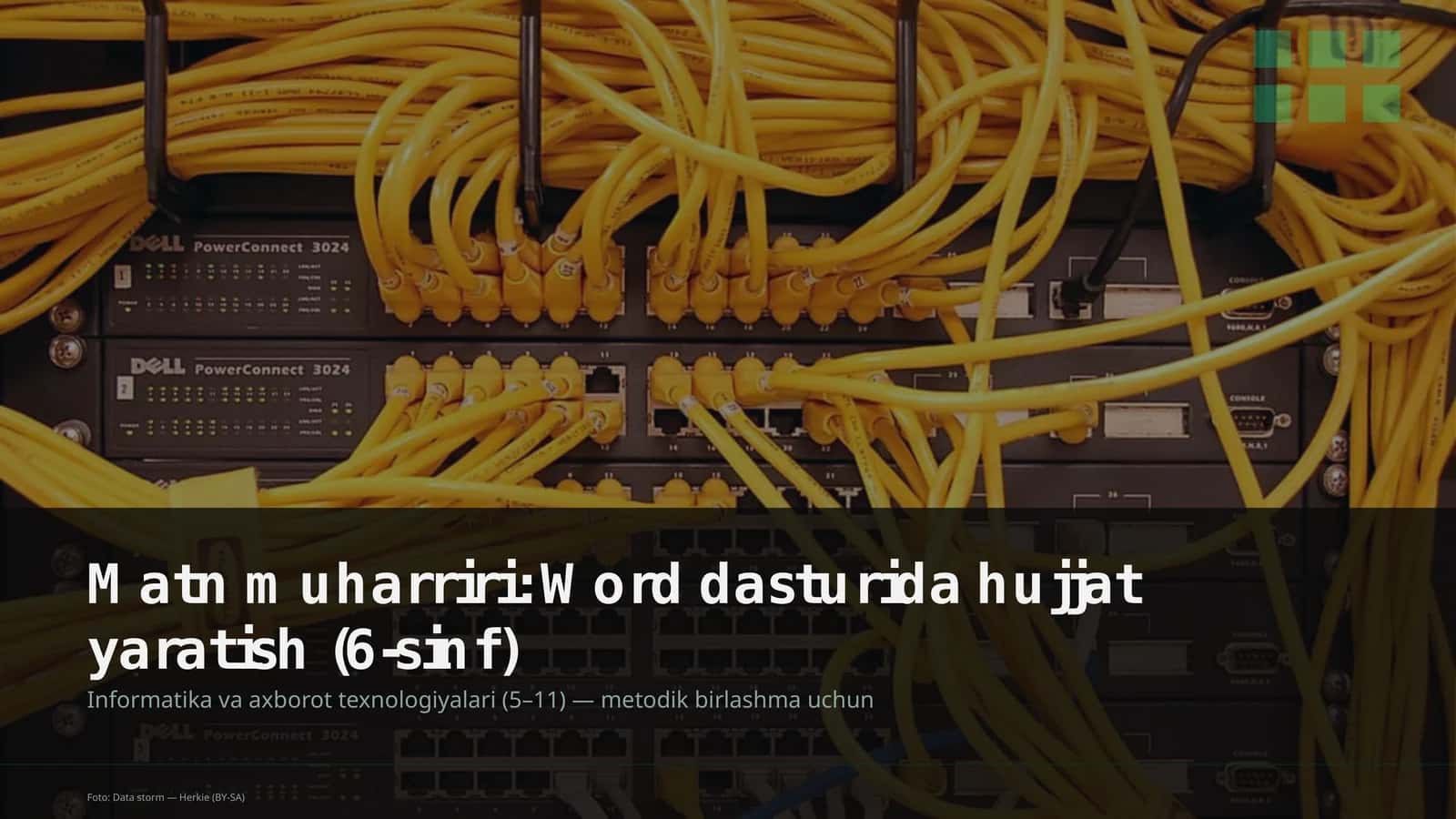 Word dasturida hujjat yaratish (6-sinf)