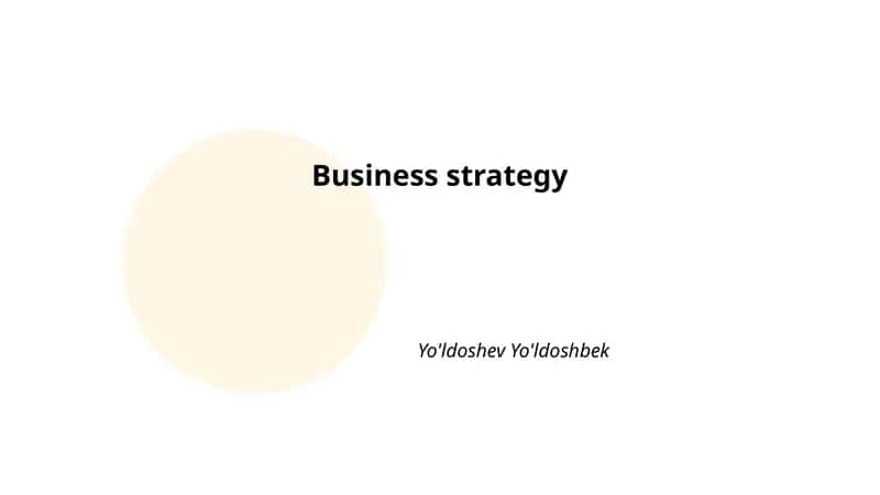 Korporativ strategiya va korxona modeli