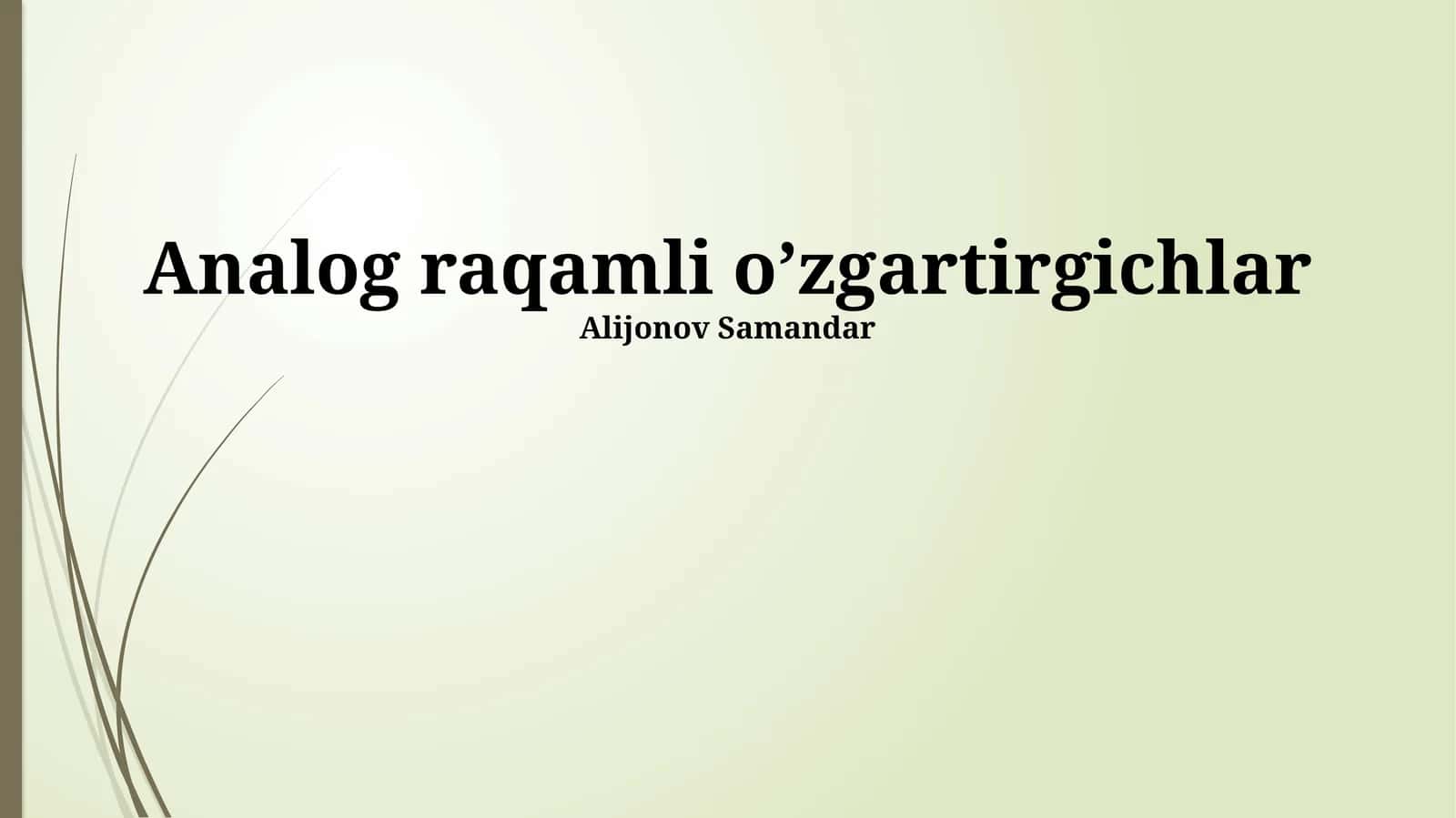 ADC arxitekturalari