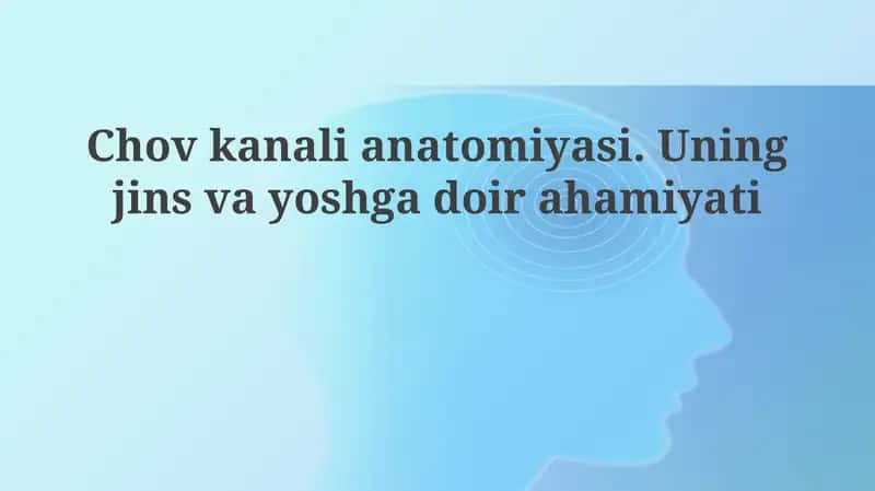 Chovkanalianatomiyasi
