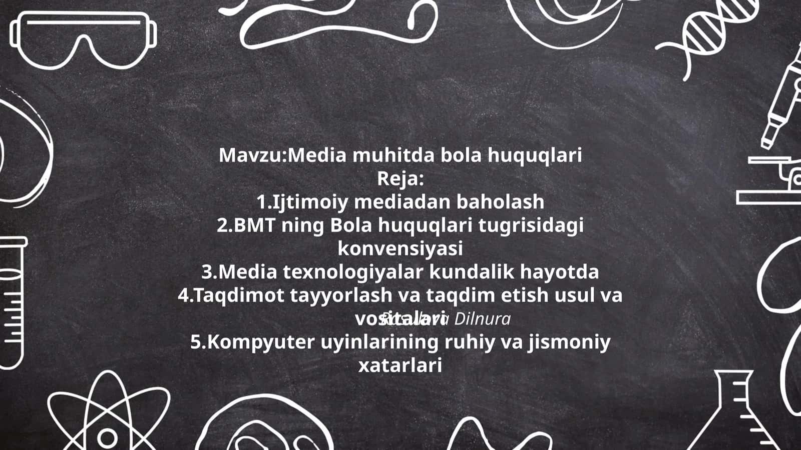 Media muhitda bola huquqlari