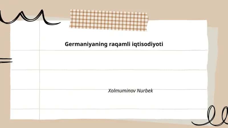 Raqamli texnologiyalarni rivojlanishi