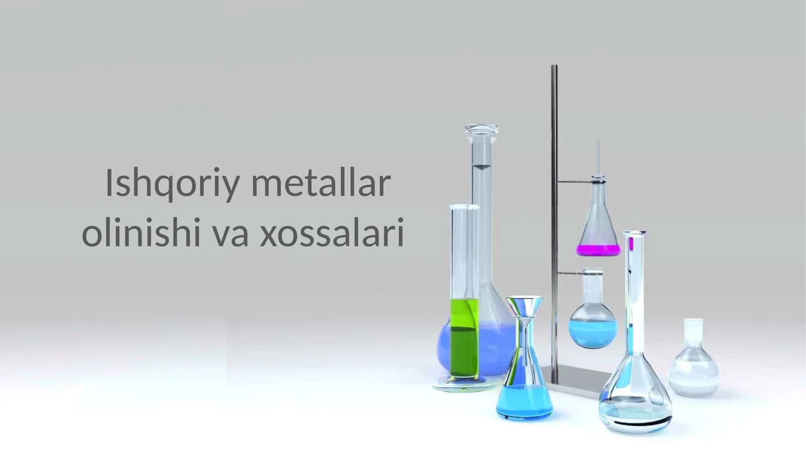 Ishqoriymetallarolinishivaxossalari
