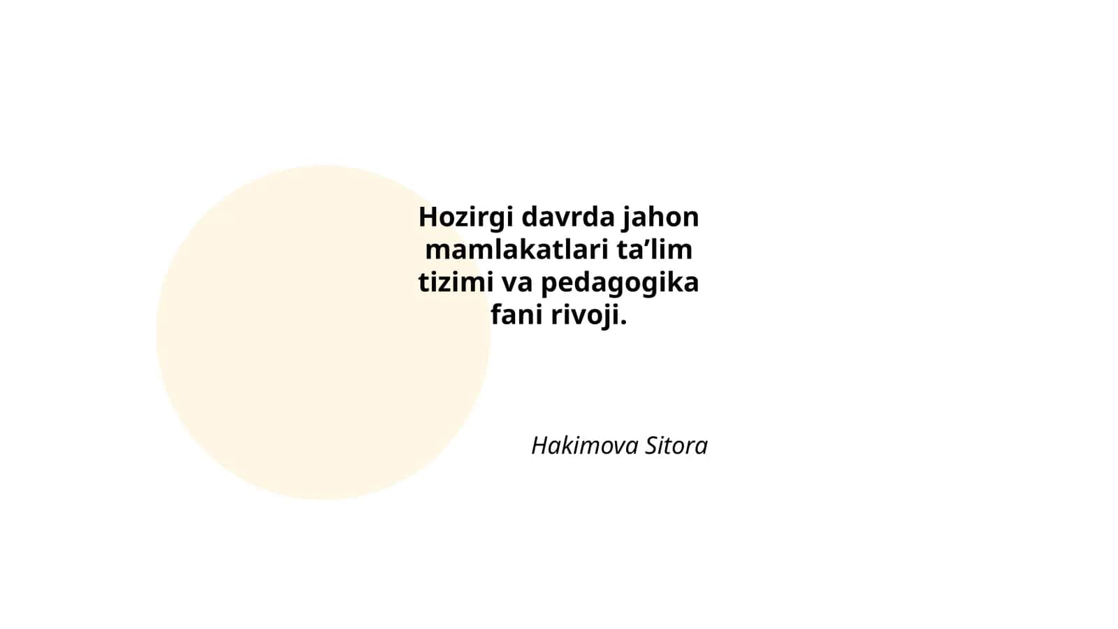 Pedagogika Fanining Rivoji