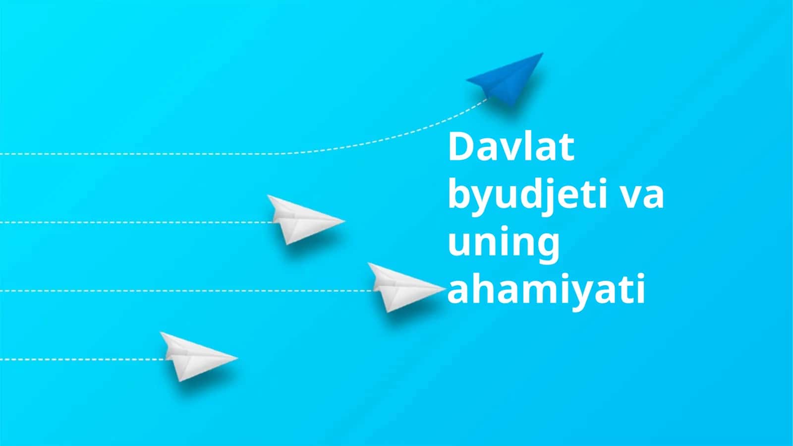 Davlat byudjeti va uning ahamiyati