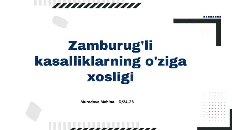 Zamburug'li kasalliklar