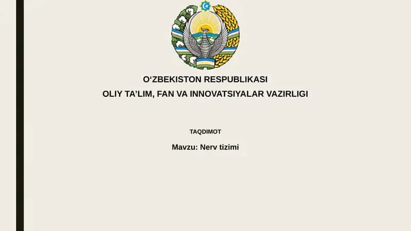 Nervtizimi
