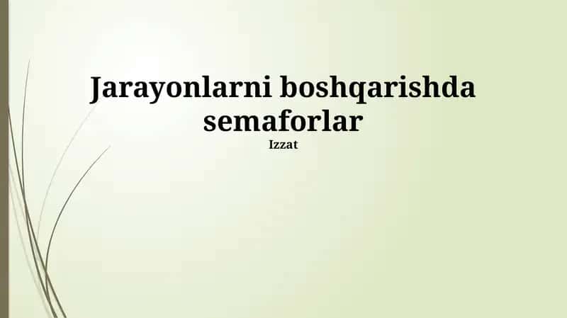 Semaforlar