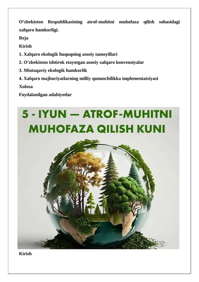 Xalqaro hamkorlik