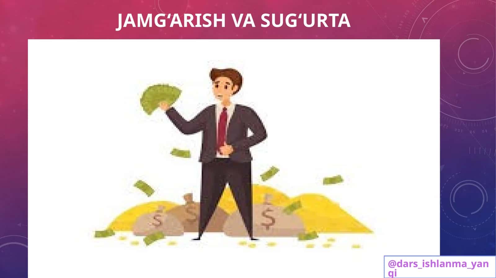 JAMG‘ARISH VA SUG‘URTA