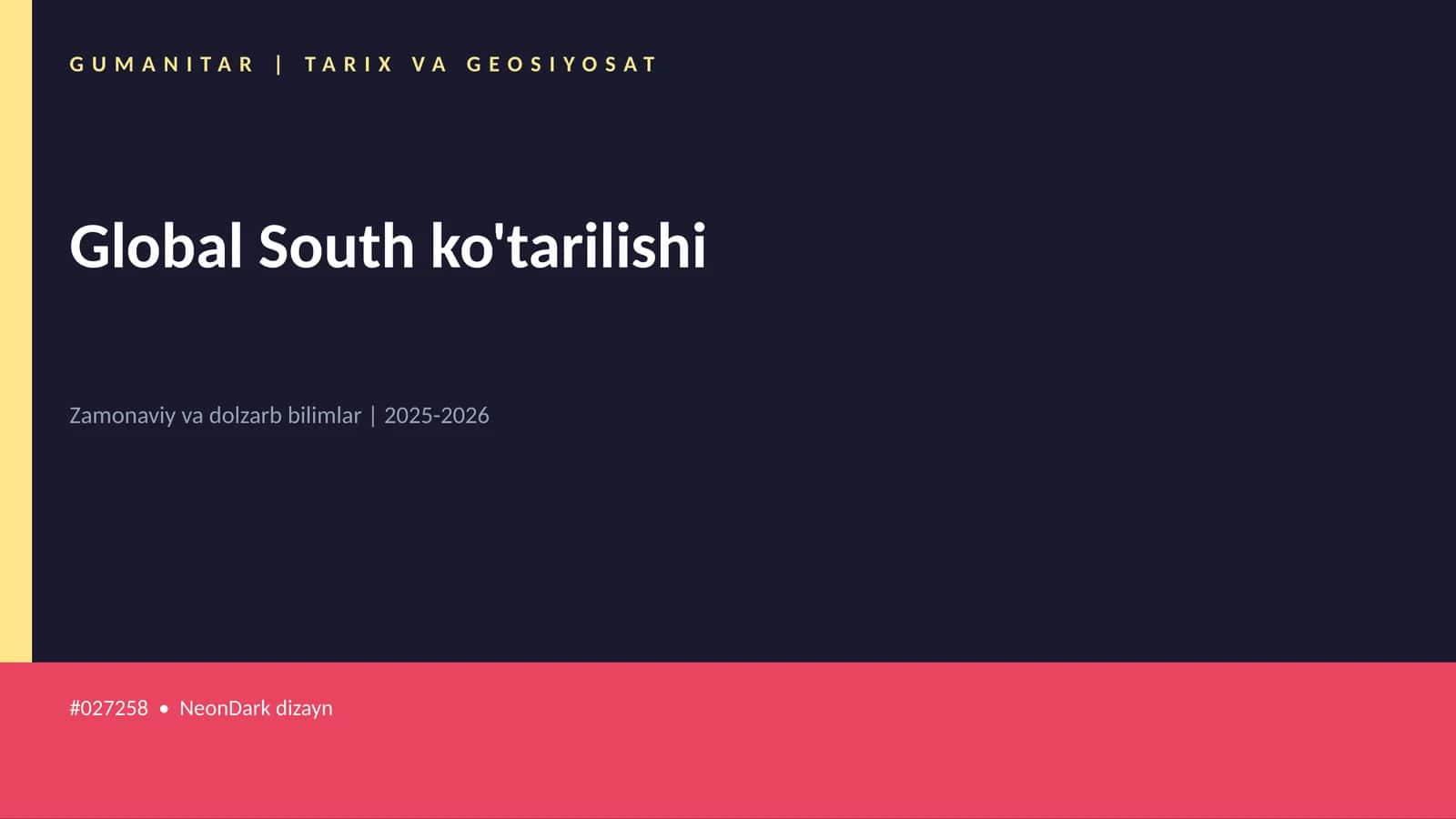 Global South ko'tarilishi