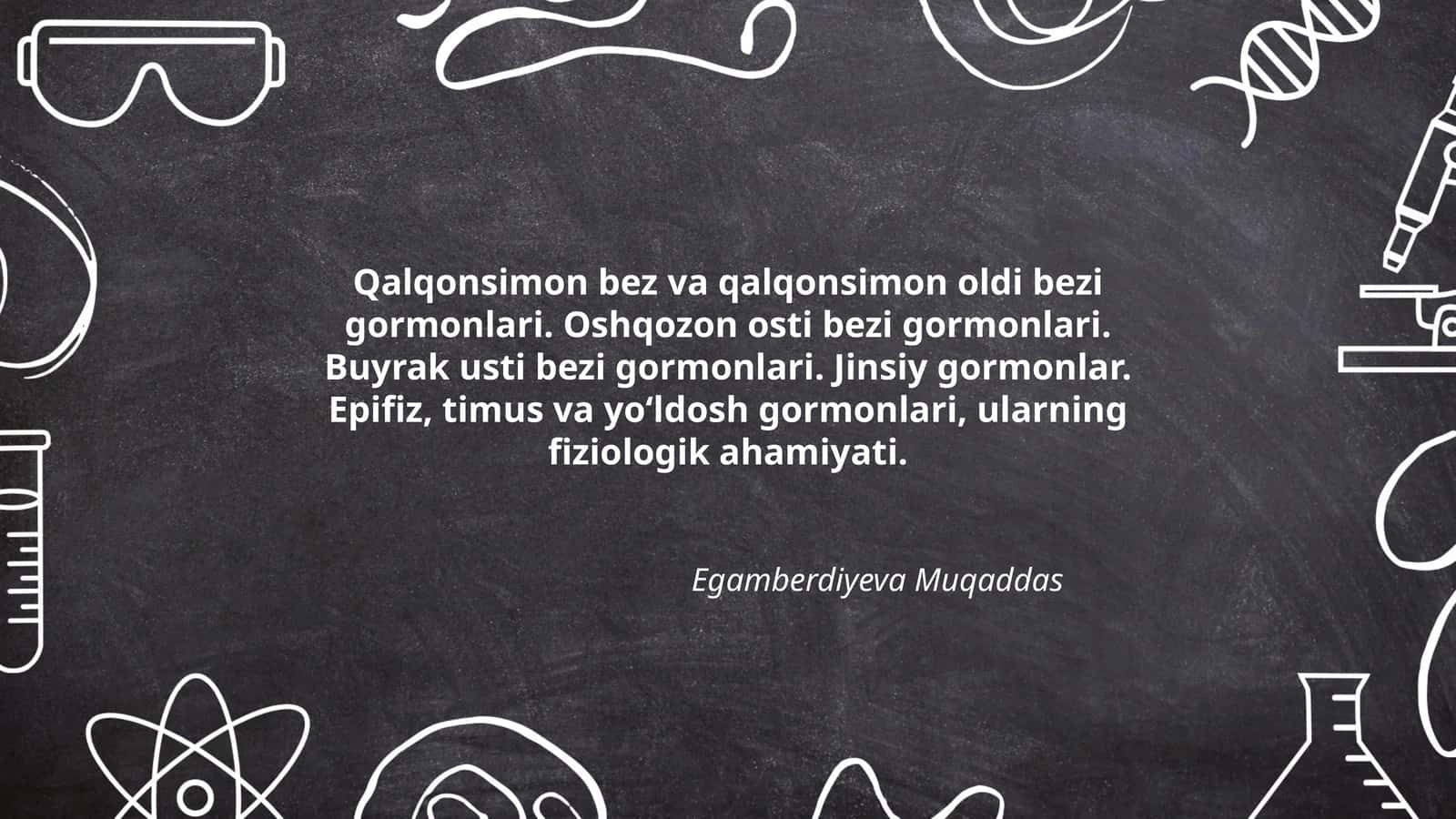 Gormonlar tizimi