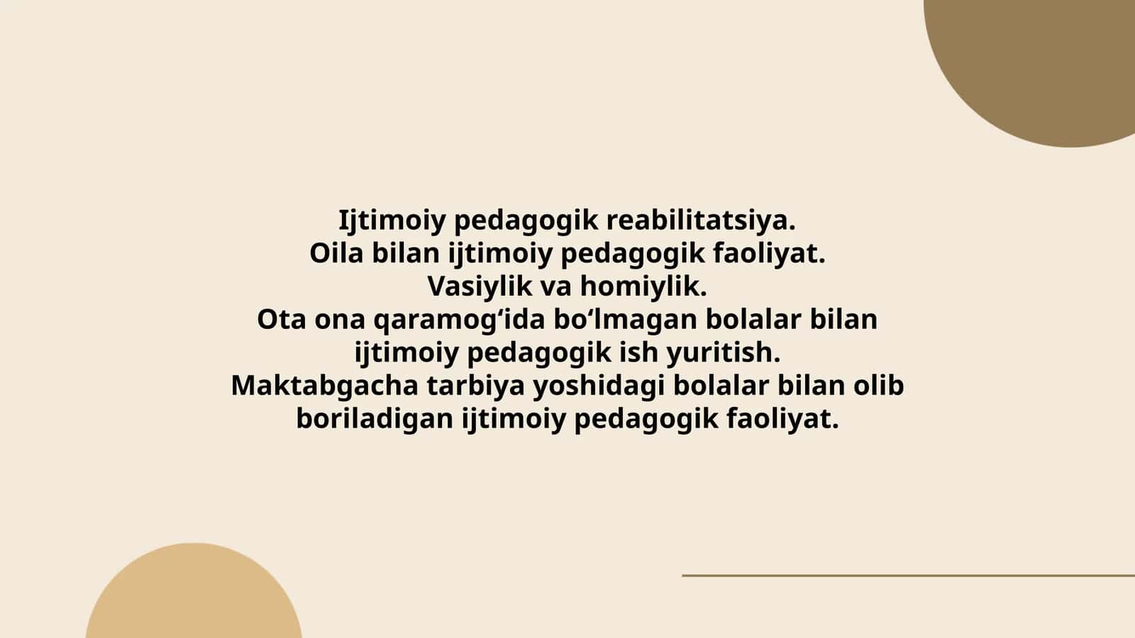 Ijtimoiy pedagogik reabilitatsiya