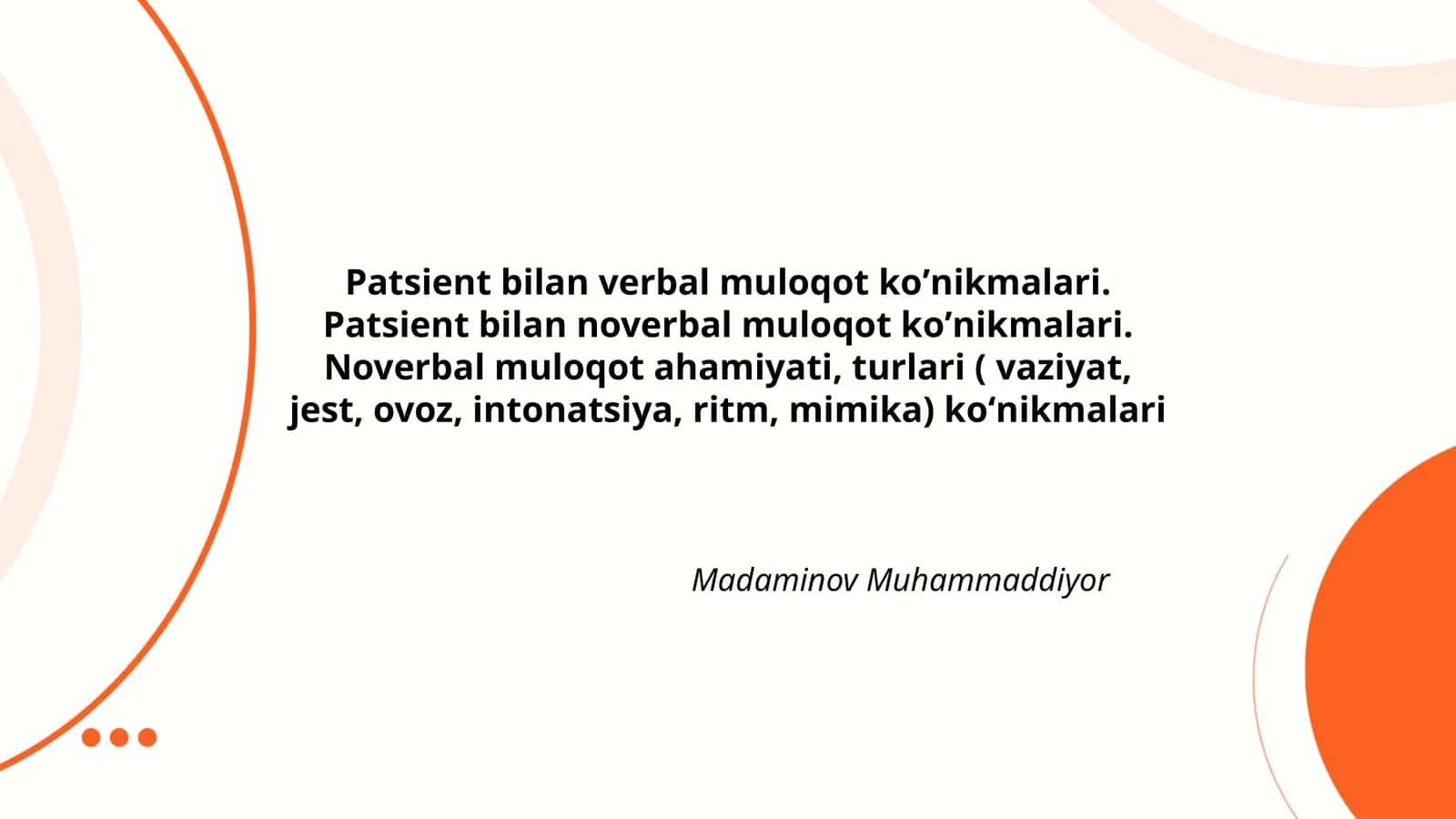 Noverbal muloqot koʼnikmalari