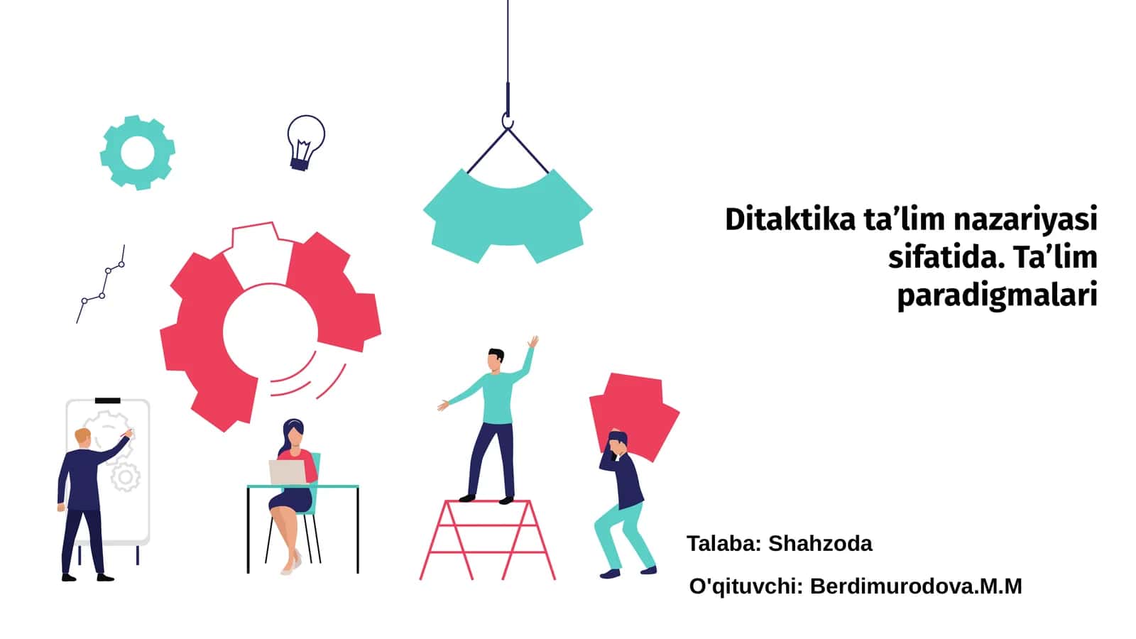 Ditaktika taʼlim nazariyasi sifatida. Taʼlim paradigmalari