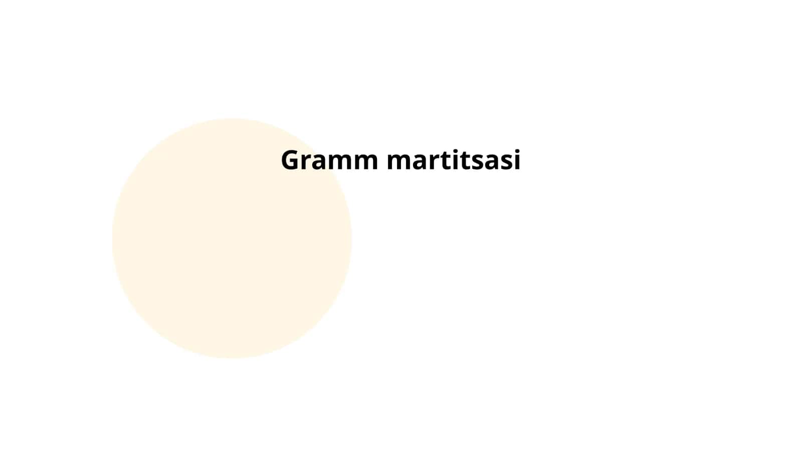 Gramm martitsasi