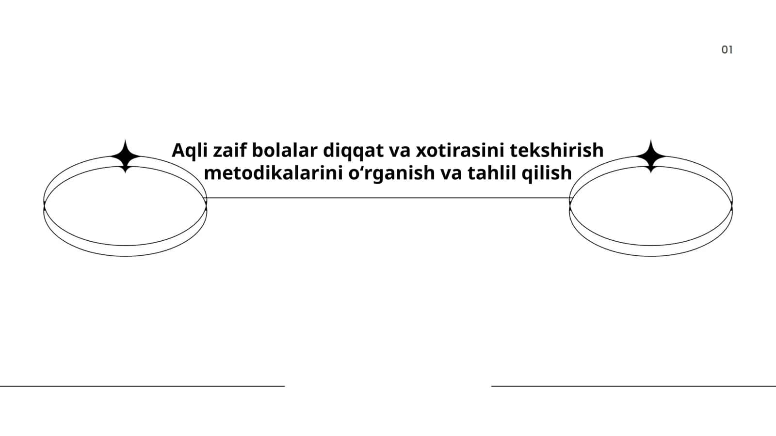 Aqli zaif bolalar diqqat va xotirasini tekshirish metodikalarini oʻrganish va tahlil qilish