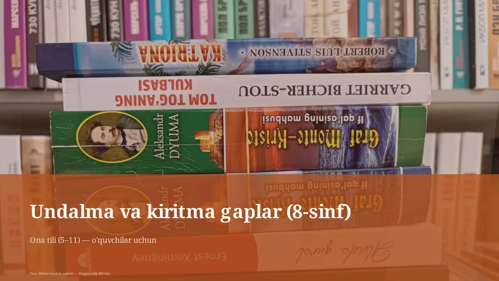 Undalma va kiritma gaplar (8-sinf)