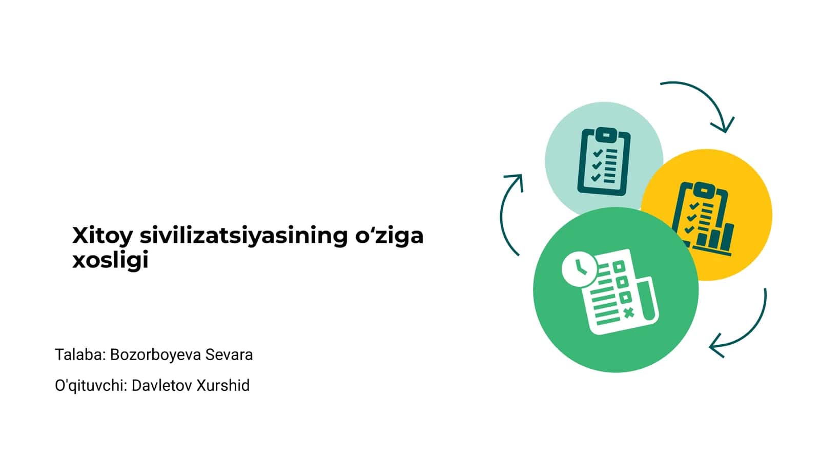Xitoy sivilizatsiyasining oʻziga xosligi