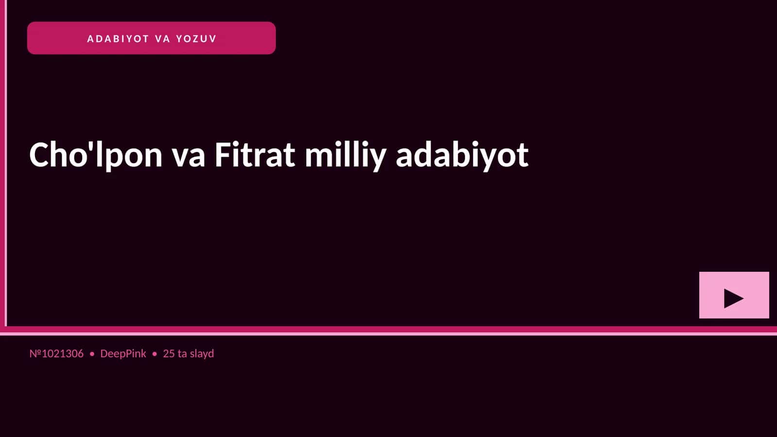 Cho'lpon va Fitrat milliy adabiyot