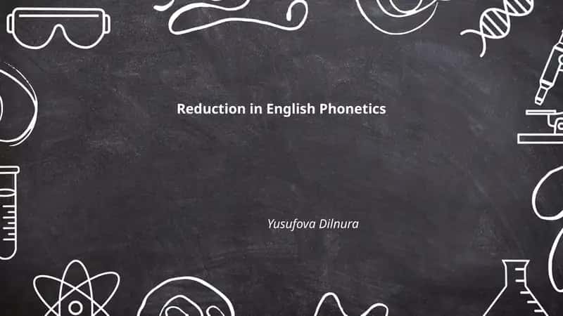 Reduction in English Phonetics
