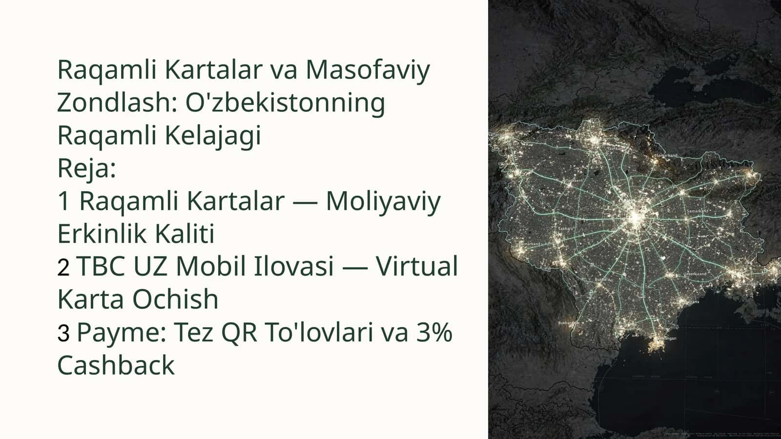 Raqamli Kartalar va Masofaviy Zondlash: O'zbekistonningRaqamliKelajagi