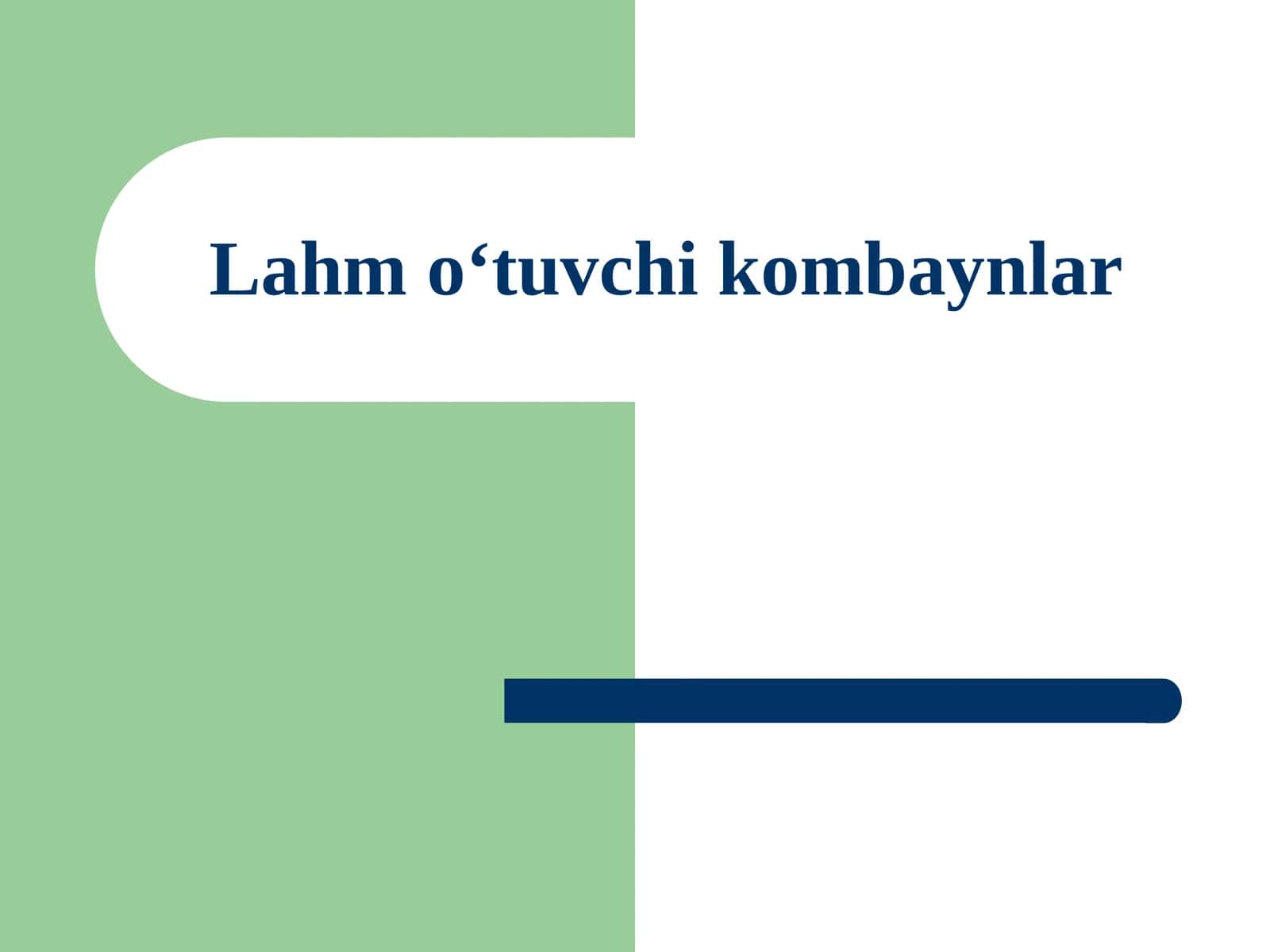 Lahm o‘tuvchi kombaynlar