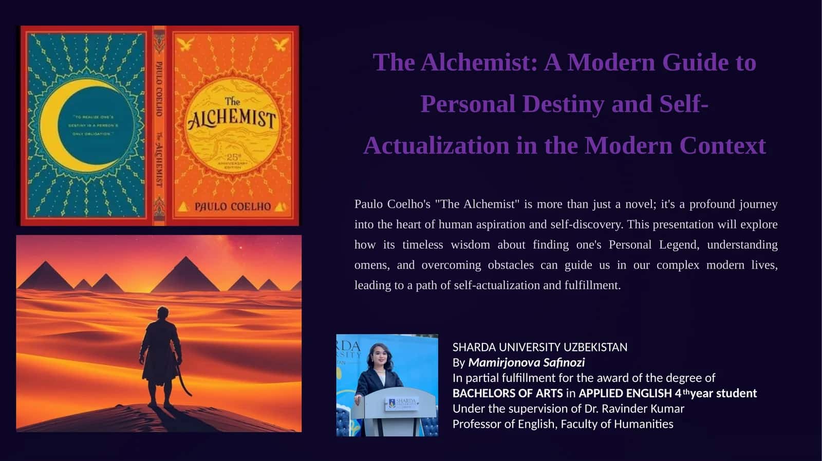 The Alchemist: A Modern Guide to Personal Destiny and Self-Actualization in the Modern Context