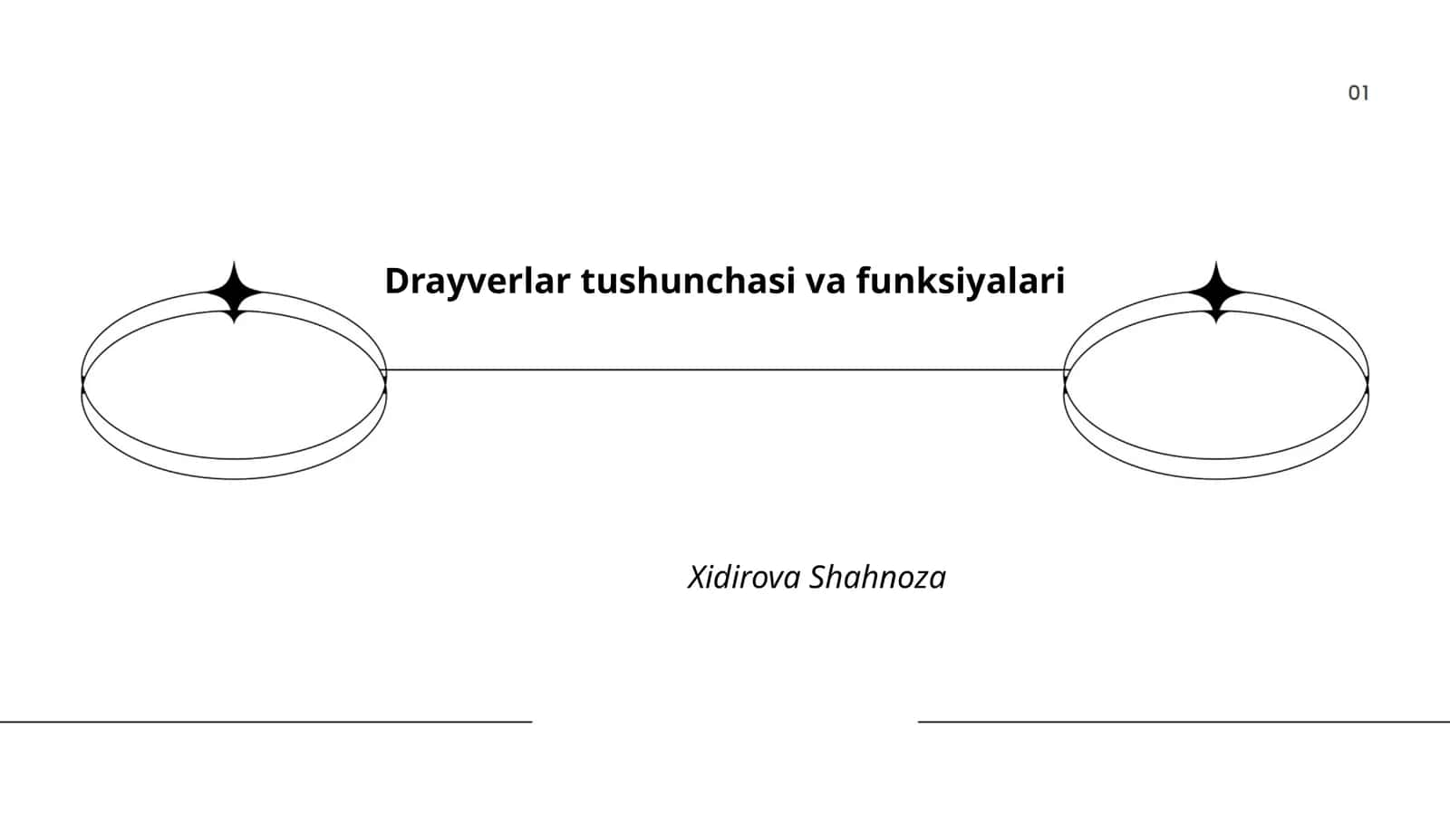 Drayverlar tushunchasi va funksiyalari