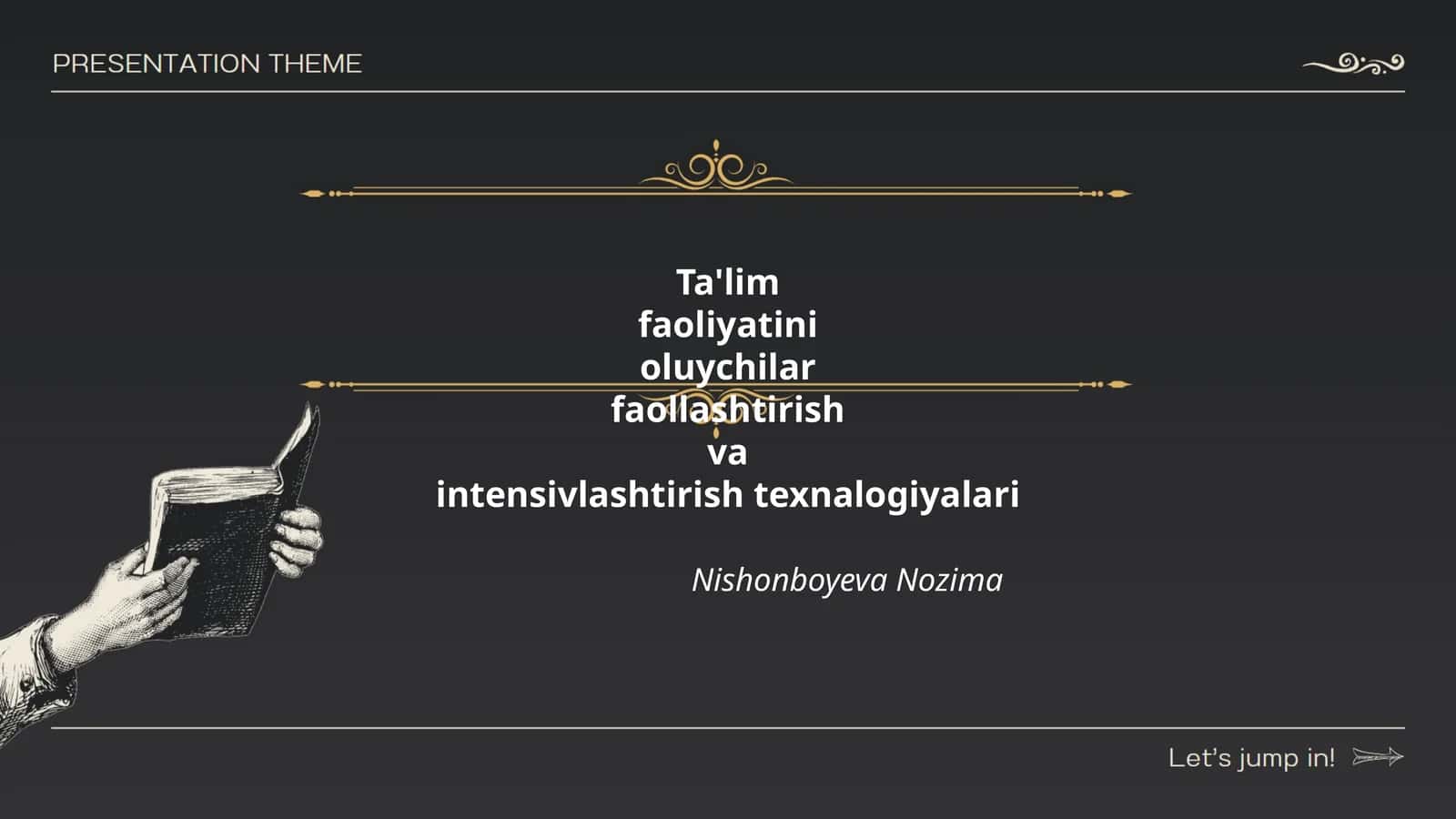 Ta'limda interfaol texnologiyalarning ahamiyati