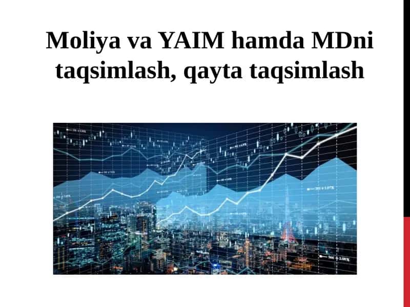 MoliyavaYAIMhamdaMDnitaqsimlash,qaytataqsimlash