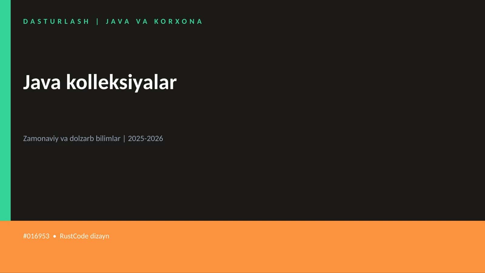 Java kolleksiyalar