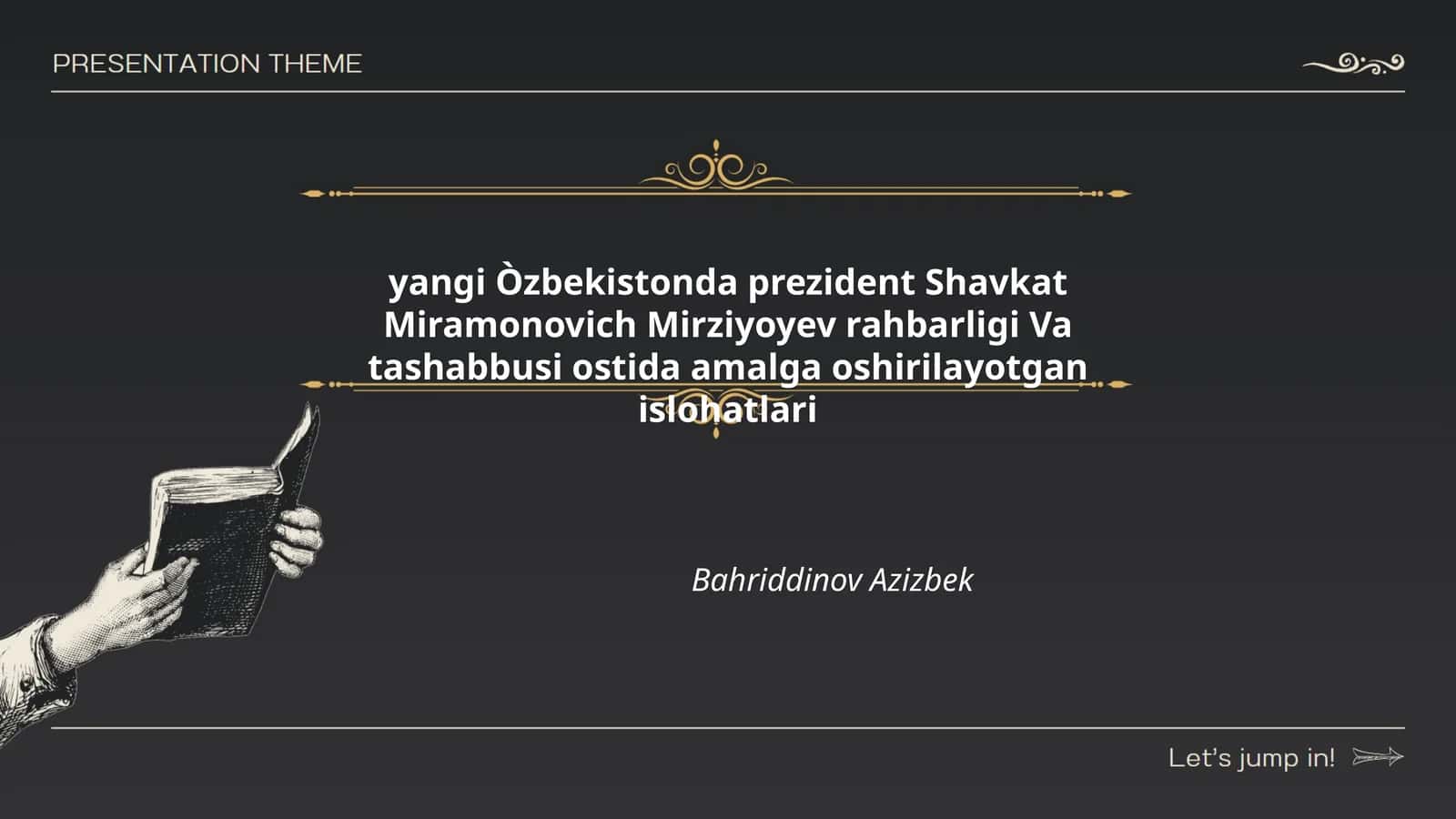 Yangi O'zbekistonning Taraqqiyot Strategiyasi