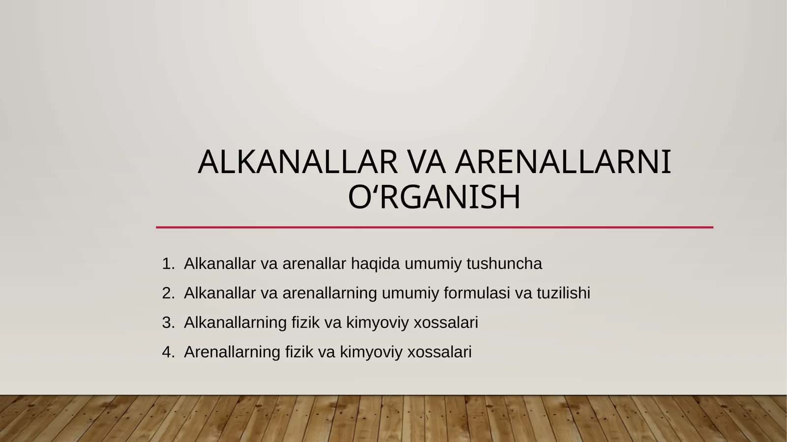 Alkanallar va arenallar
