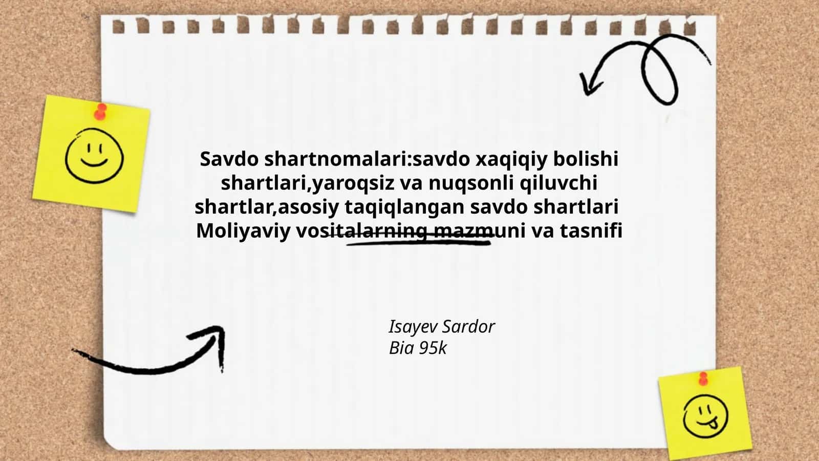 Savdo shartnomalari