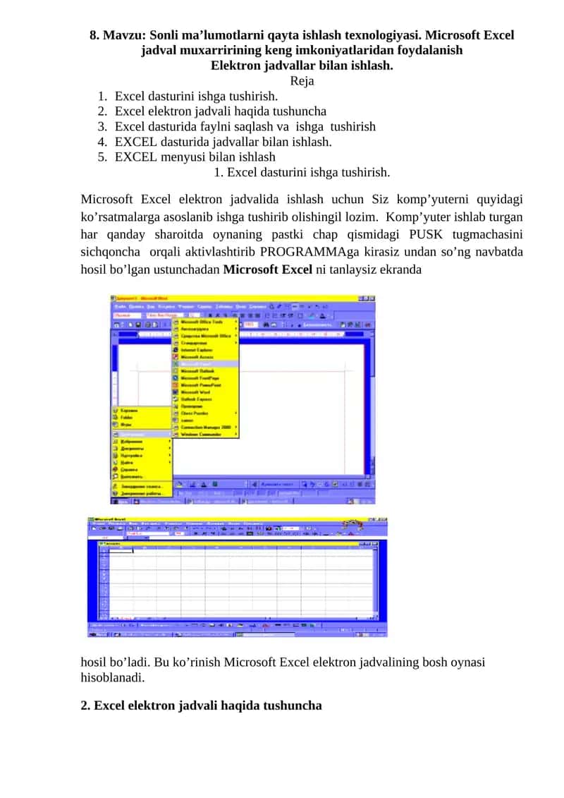 Microsoft Excel